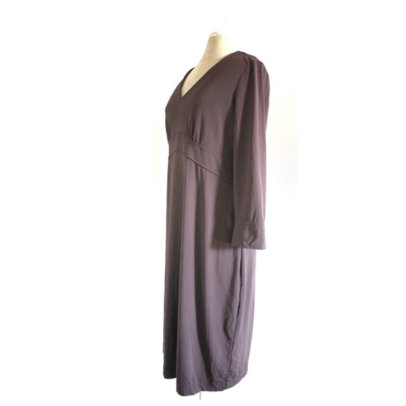 Liz Lange Maternity Brown Stretch Dress Small (sizes 6-8) - Picture 4 of 9